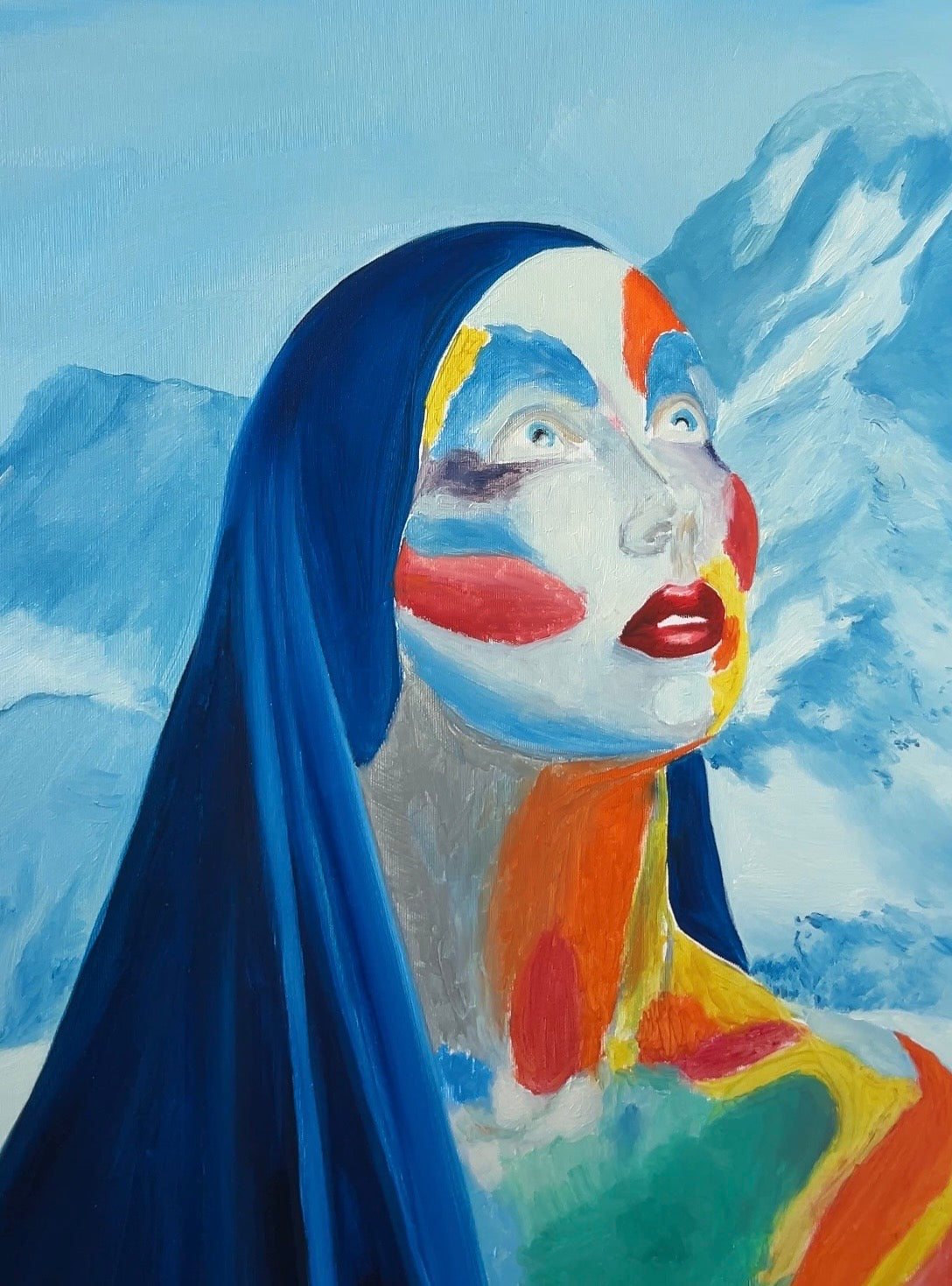 Goddess of Awakening In a Frozen Landscape