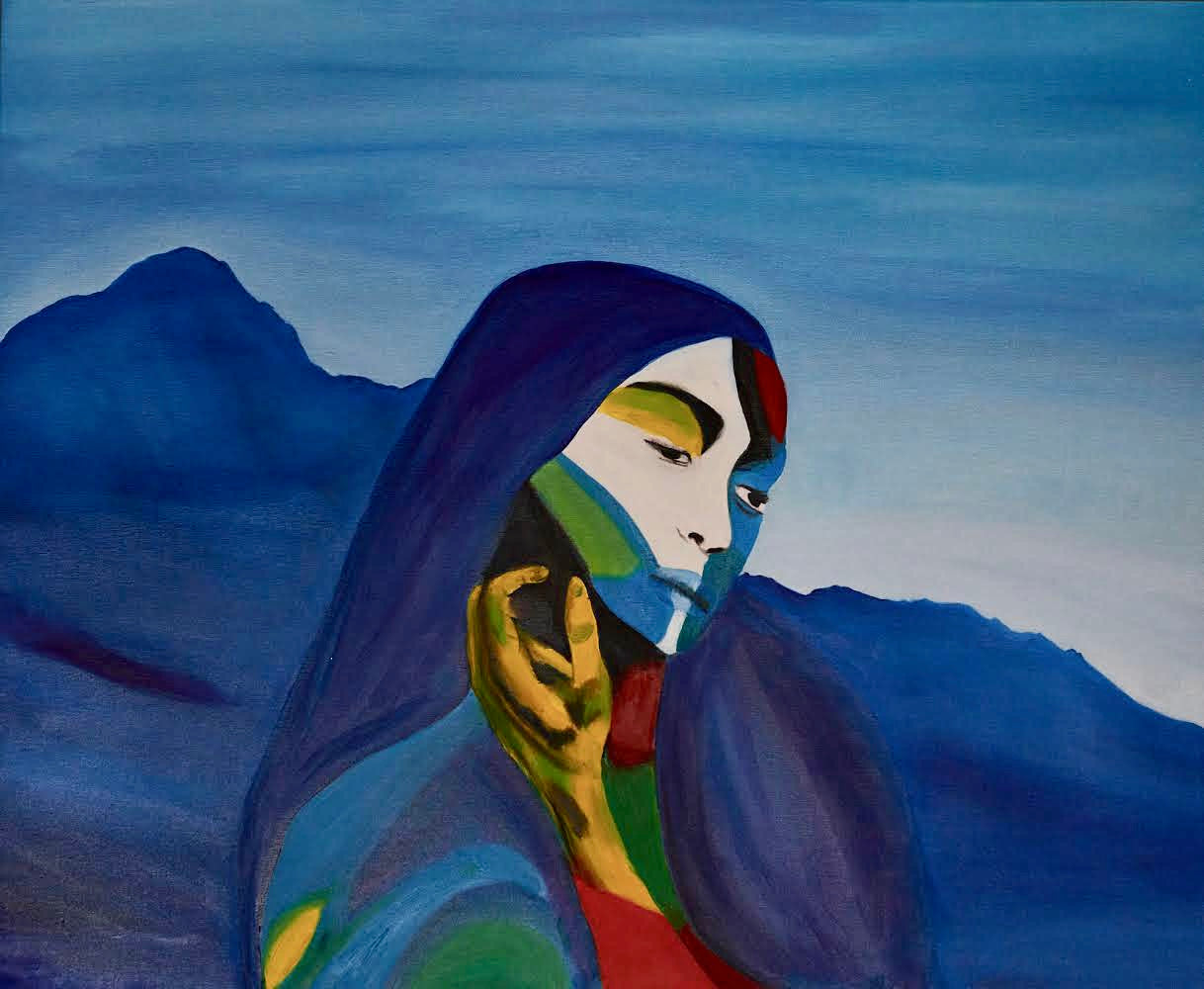 Goddess of Cubist Crescendo of Empowerment